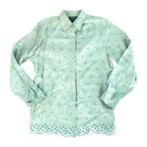 Ralph Lauren Light Green Button Down Shirt